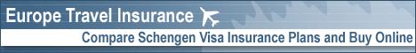 Europe Travel Insurance - Buy Online