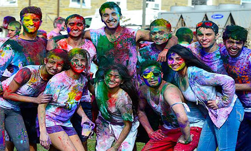 Holi with friends