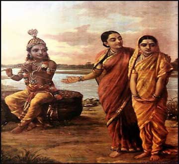 Krishna Ravi varma paintings