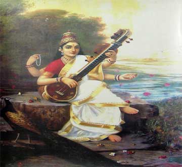 Saraswathi Ravi varma paintings