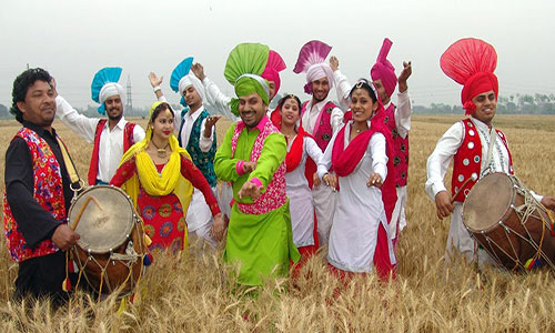 Celebrating harvest festival of Baisakhi