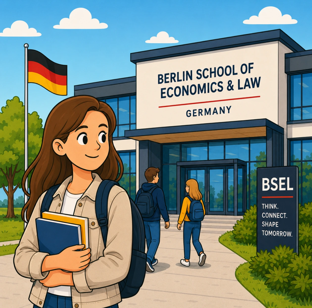 Travel Safe to Berlin School of Economics and Law with Bajaj General Student Insurance