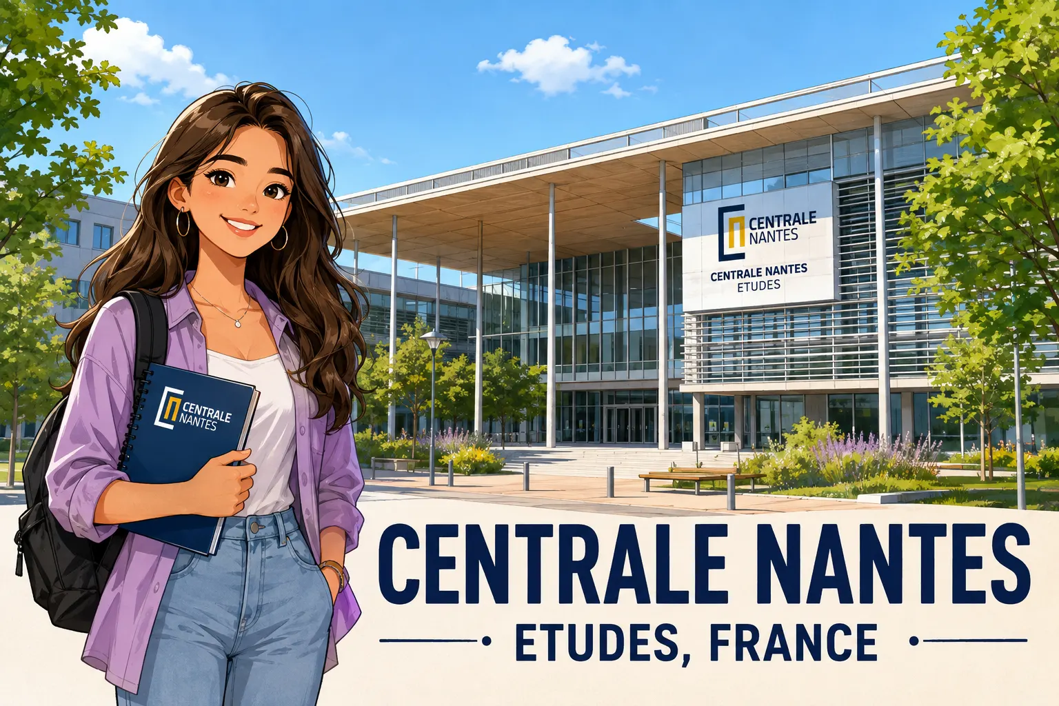 Travel Safe to Centrale Nantes with Bajaj General Student Insurance