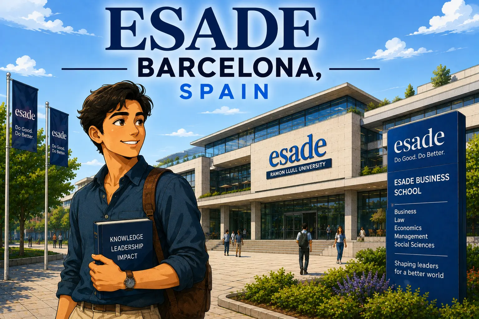 Travel Safe to ESADE Barcelona with Bajaj General Student Insurance