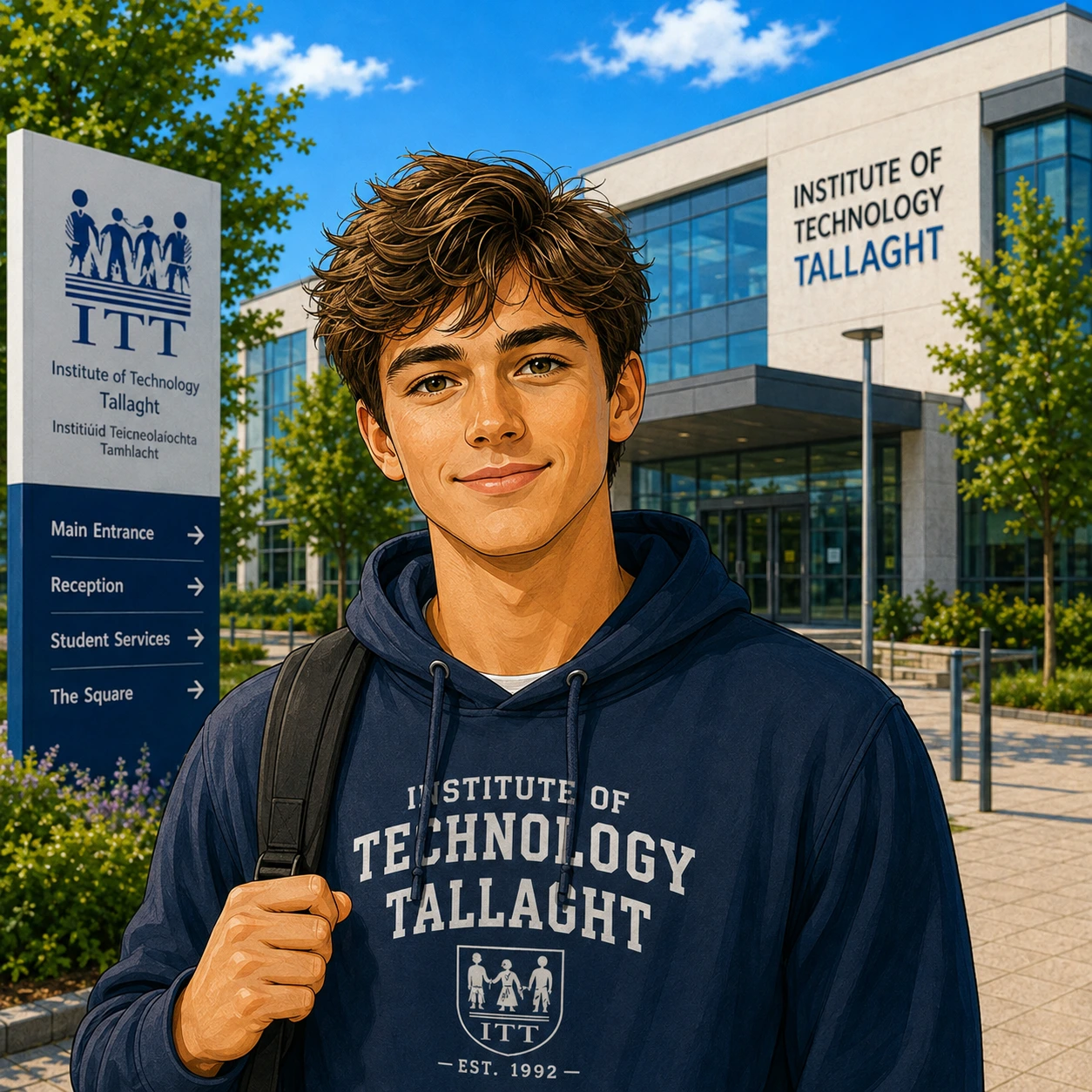 Travel Safe to Institute of Technology Tallaght with Bajaj General Student Insurance