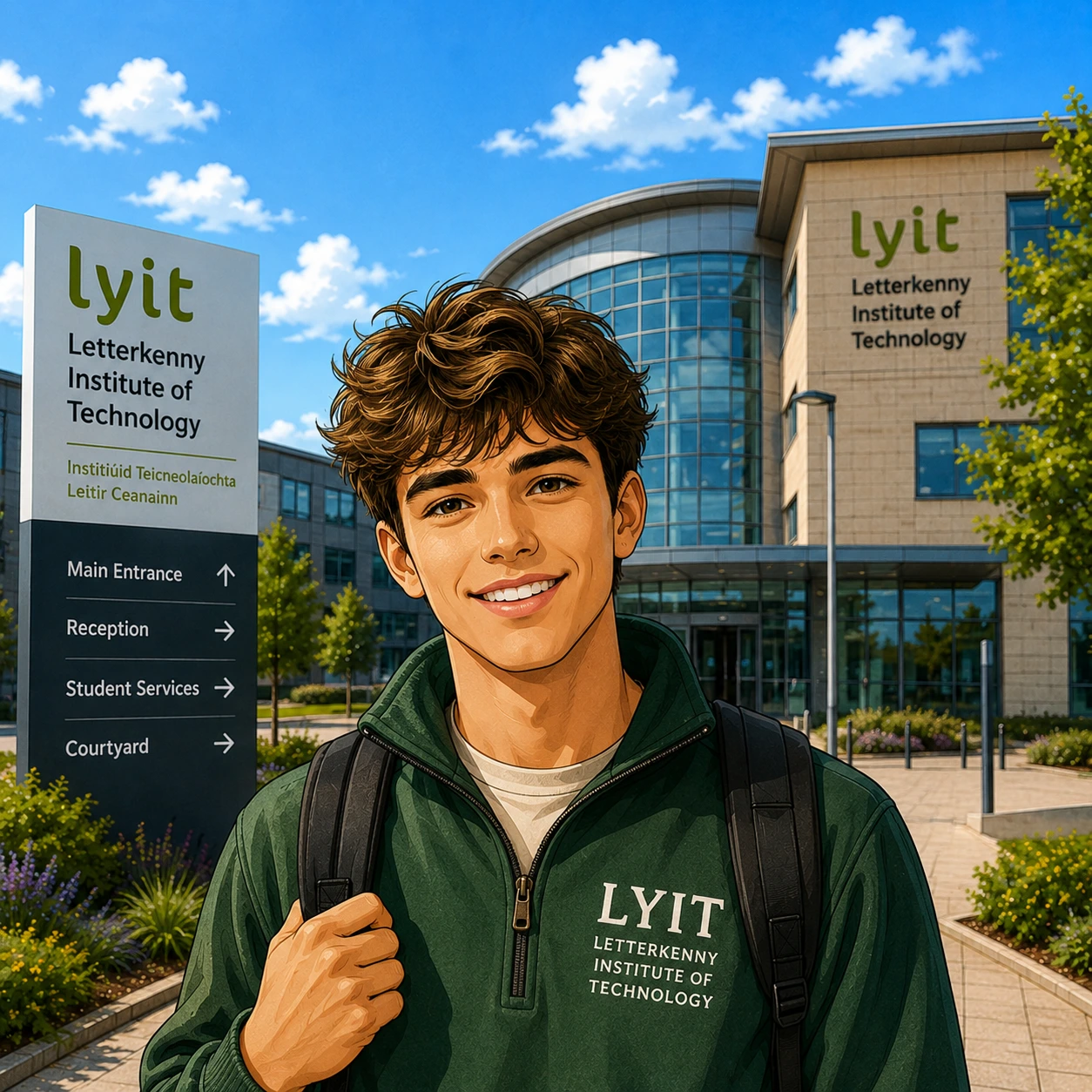 Travel Safe to Letterkenny Institute of Technology with Bajaj General Student Insurance