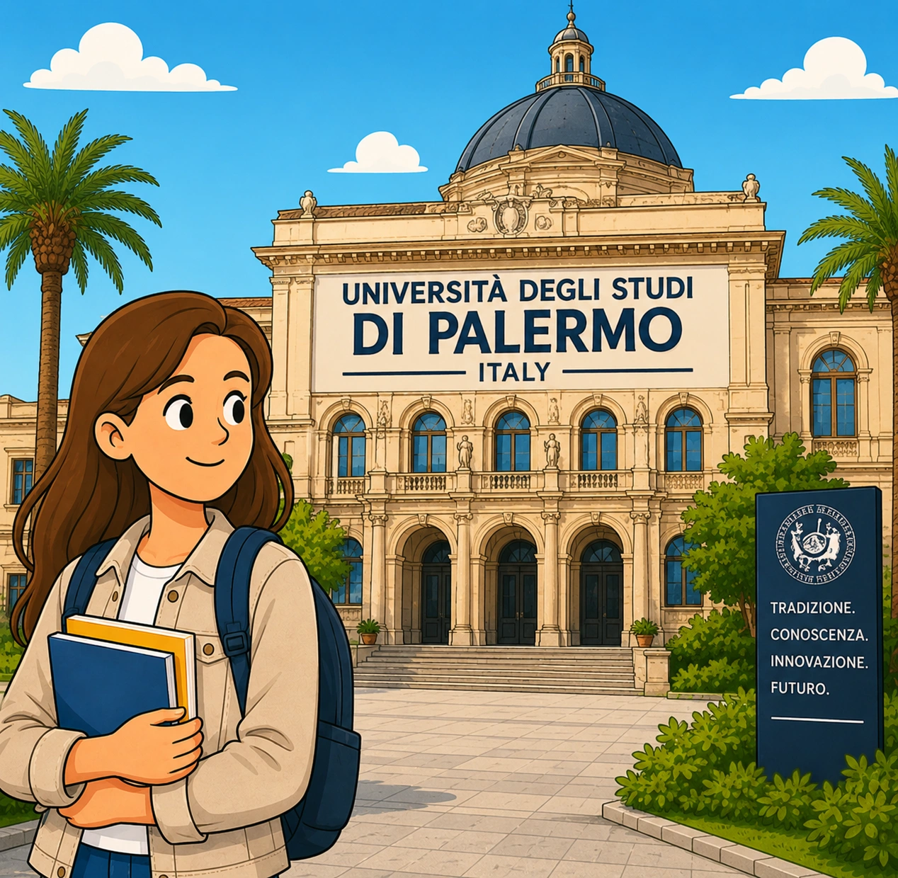 Travel Safe to Università degli Studi di Palermo with Bajaj General Student Insurance