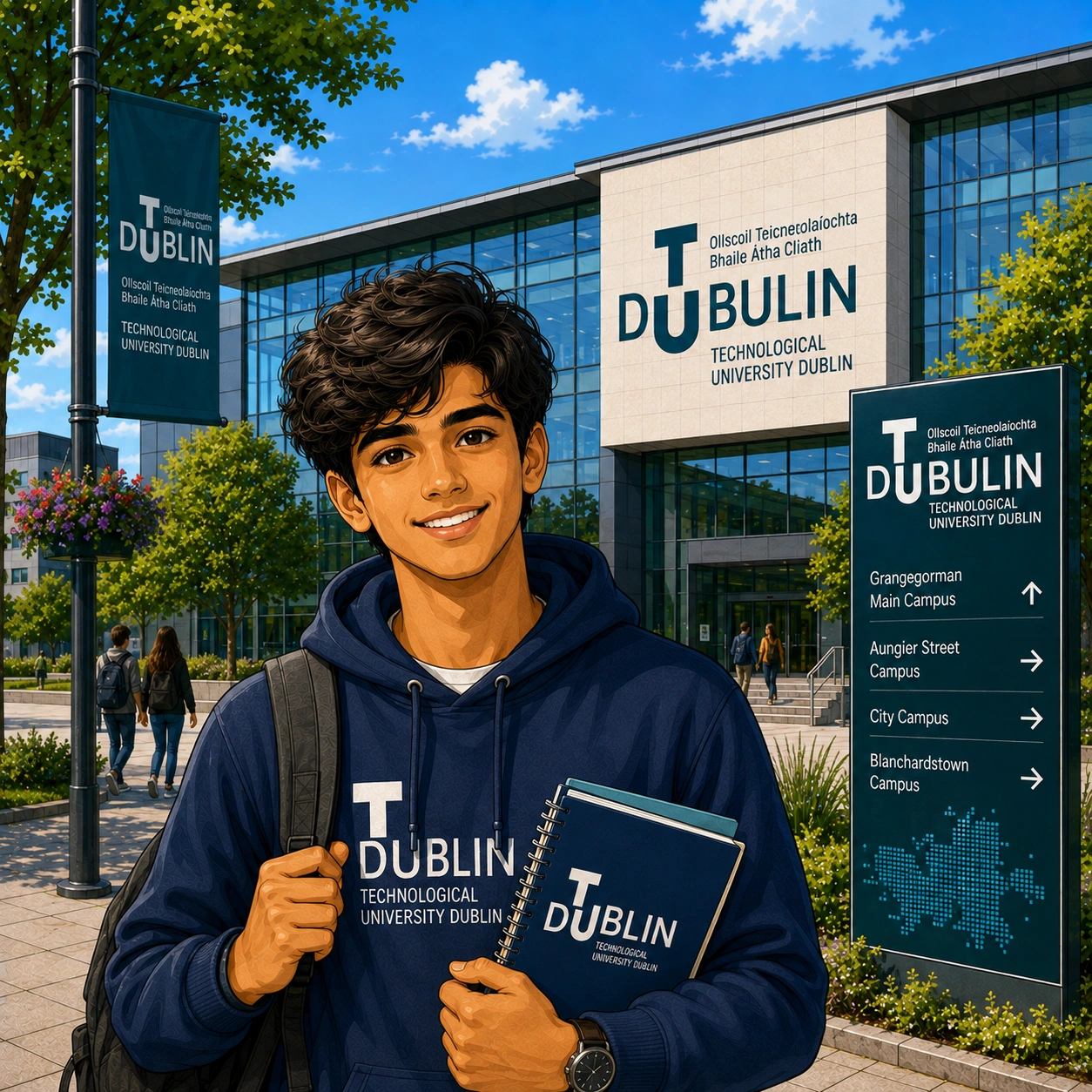 Travel Safe to Technological University Dublin with Bajaj General Student Insurance