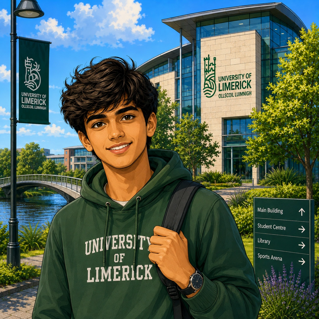 Travel Safe to University of Limerick with Bajaj General Student Insurance