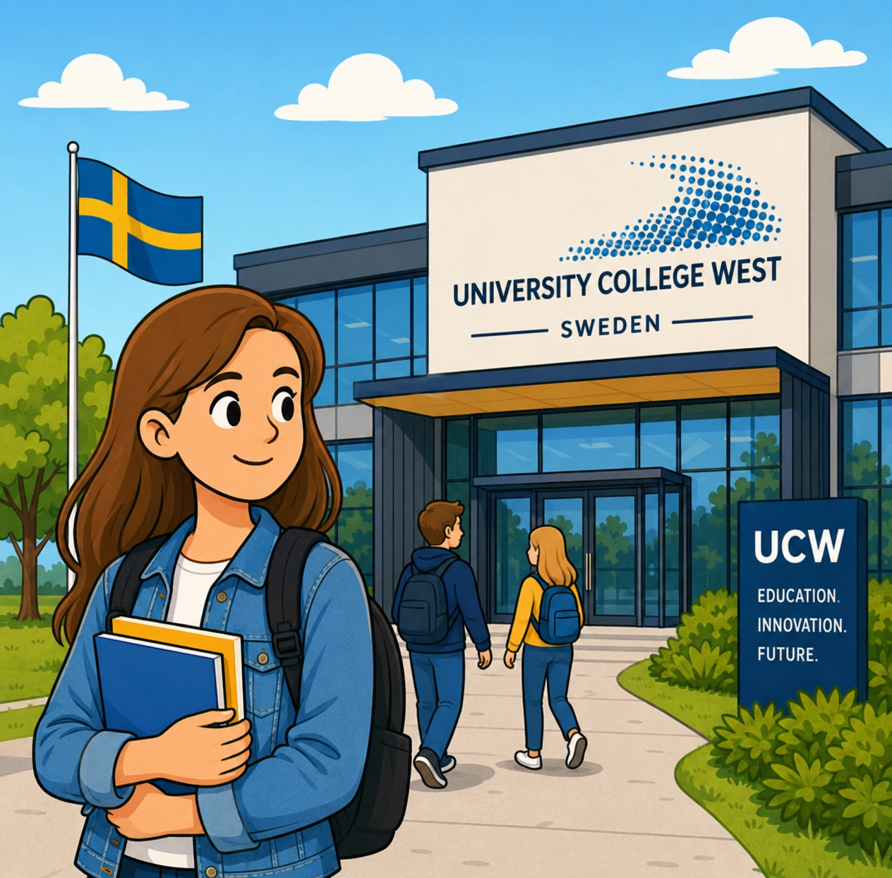 Travel Safe to University College West with Bajaj General Student Insurance