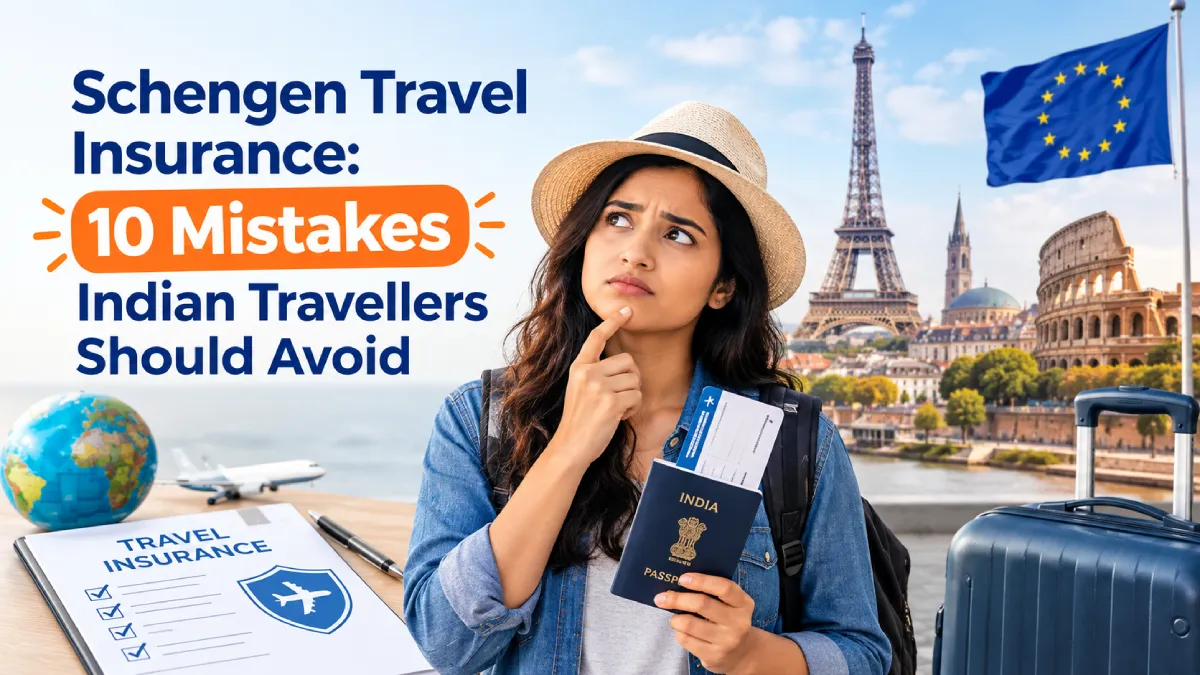 10 mistakes Indian travellers should avoid while applying for Schengen visa travel insurance
