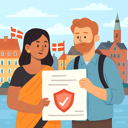 travel health insurance for Denmark from india
