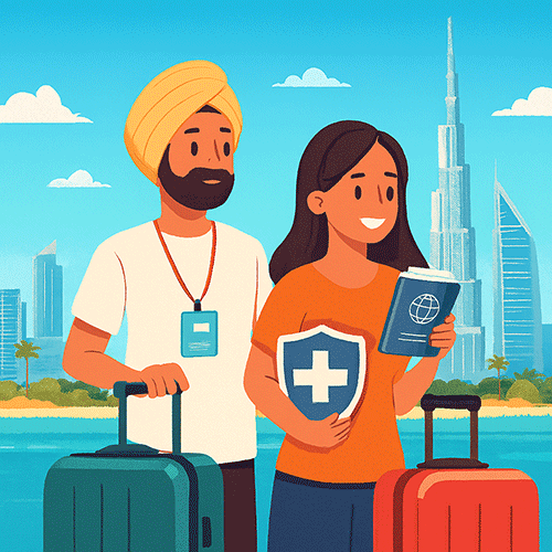 travel health insurance for Dubai from india