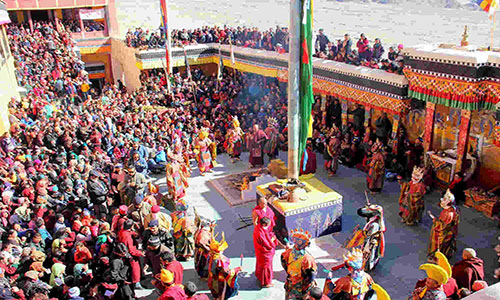 Praying for lord Buddha