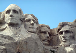 Mount Rushmore National Memorial South Dakota USA