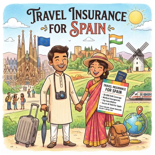 Get TATA AIG Travel Insurance for Spain from India - Schengen Visa Medical Coverage
