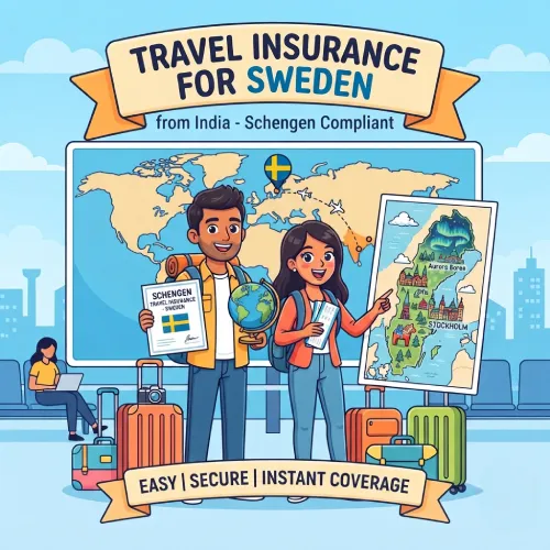 Get TATA AIG Travel Insurance for Sweden from India - Schengen Visa Medical Coverage